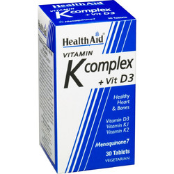 Health Aid Vitamin K Complex & Vit D3 30 Ταμπλέτες