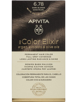 Apivita My Color Elixir 6.78 Ξανθό Σκούρο Μπεζ Περλέ Μόνιμη Βαφή Μαλλιών Χωρίς Αμμωνία 50ml