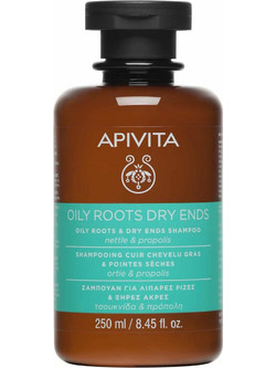 Apivita Oily Roots & Dry Ends Τσουκνίδα & Πρόπολη Σαμπουάν κατά της Ξηροδερμίας για Λιπαρά & Ξηρά Μαλλιά 250ml