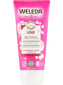 Weleda Wild Rose shower Wash Κρεμώδες Αφρόλουτρο για Ευαίσθητο Δέρμα 200ml