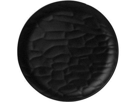 Espiel Πιάτο Ρηχό Μελαμίνης Wavy Matte Black 28cm MLB346K36-6