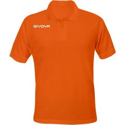 Givova Polo Summer Ανδρική Αθλητική Μπλούζα Polo Πορτοκαλί MA005-0001