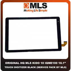 Original Γνήσιο Tablet MLS Kido 10 IQME100 10.1'' Touch Screen Digitizer Μηχανισμός Αφής Τζάμι Black Μαύρο (Service Pack By MLS)