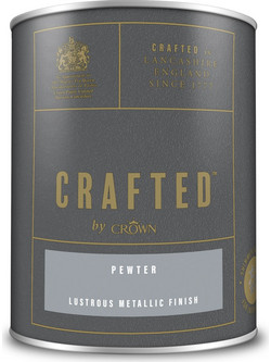 Crown Crafted by Crown Μεταλλικό Χρώμα Pewter Ματ 1.25lt