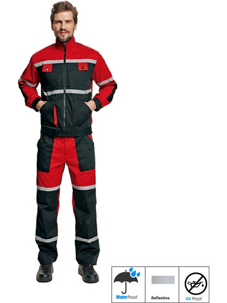 Αδιάβροχο Σακάκι Εργασίας Κόκκινο - Tayra Jacket