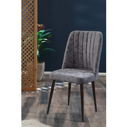 Fidelio Home Καρέκλα Τραπεζαρίας Delux FD-DELUX-GRBL