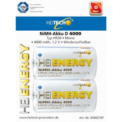 Heitech Heienergy D 4000mAh 2τμχ