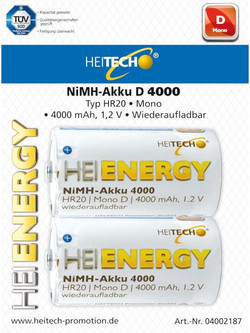 Heitech Heienergy D 4000mAh 2τμχ