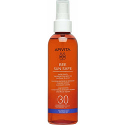 Apivita Suncare Tanning Hλίανθο & Kαρότο Λάδι Μαυρίσματος Σώματος SPF30 150ml