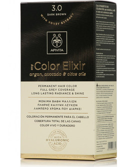 Apivita My Color Elixir 3.0 Καστανό Σκούρο Μόνιμη Βαφή Μαλλιών Χωρίς Αμμωνία 50ml
