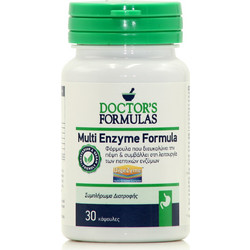 Doctor's Formulas Multi Enzyme Formula Φυτικές Ίνες 30 Κάψουλες