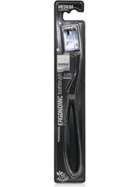 InterMed Professional Ergonomic Medium Οδοντόβουρτσα Μαύρη