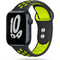 Tech-Protect Smoothband Λουράκι Σιλικόνης Black / Lime (Apple Watch 42 / 44 / 45mm)