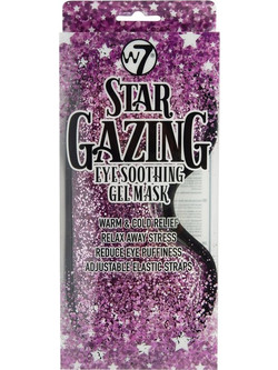 W7 Star Gazing Soothing Purple Gel Sheet Μάσκα Ματιών για Μαύρους Κύκλους 1τμχ