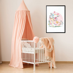 ΠΑΙΔΙΚΗ ΑΦΙΣΑ HAPPY GIRAFFE 48281 (PVC/PLEXIGLASS ΜΑΥΡΗ ΚΟΡΝΙΖΑ) 30x40cm