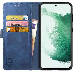 Rosso Element PU Θήκη Πορτοφόλι Blue (Samsung Galaxy S22 Plus 5G)