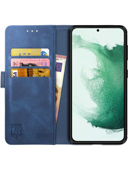 Rosso Element PU Θήκη Πορτοφόλι Blue (Samsung Galaxy S22 Plus 5G)