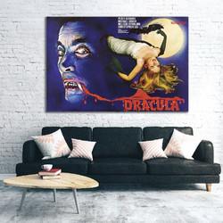 Πίνακας σε καμβά - Vintage Movie Posters - Dracula 2 - 45 x 30 εκ