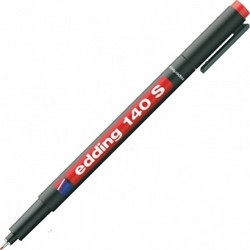 Edding Μαρκαδόρος Ανεξίτηλος Διαφανειών 140/S 0.3 mm (Κόκκινο) - (585002)