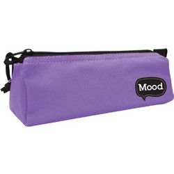 Mood Chrome Κασετίνα Βαρελάκι Μωβ 023939