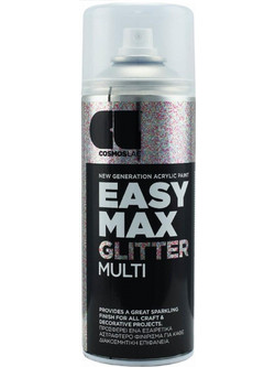 Cosmoslac Easy Max Glitter Σπρέι Βαφής Multi Gloss 400ml