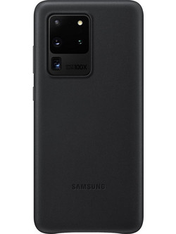 Samsung Leather Cover Black (Galaxy S20 Ultra)