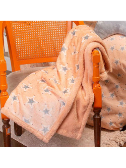 Melinen Mini Stars Κουβέρτα Κούνιας Fleece 105x160 Ροζ