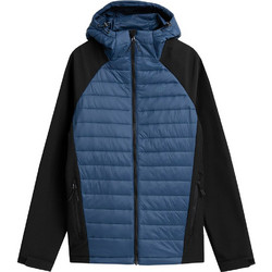 4F Ανδρικό Μπουφάν Χειμωνιάτικο Softshell Navy Μπλε H4Z21-SFM003-30S