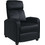 Woodwell Πολυθρόνα Relax Βελούδινη Μαύρη Porter Ε9781,1