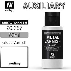 Vallejo 26657 Gloss Metal Varnish 60ml