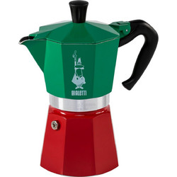 Bialetti Moka Express Tricolore Μπρίκι Espresso 6Cups Πολύχρωμο