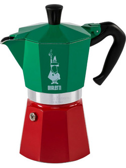 Bialetti Moka Express Tricolore Μπρίκι Espresso 6Cups Πολύχρωμο