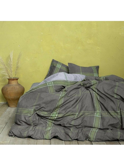 Σετ Παπλωματοθήκη Μονή Apparel Green 160x240 Nima Home - Nima Home