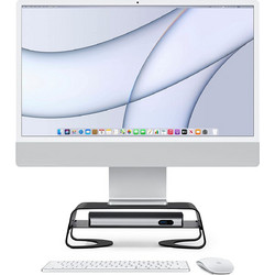 Twelve South Curve Riser - Βάση Αλουμινίου για Οθόνη PC / TV / Notebook / Laptop / iMac / Apple Cinema Display - Black (811370022475)