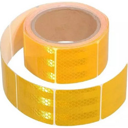 COMPASS Reflective tape self-adhesive 1m x 5cm yellow (01544)