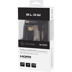 Blow Καλώδιο HDMI 1.4 Angle 90 HDMI Male to HDMI Male 3m Black
