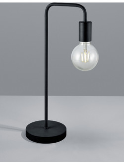 Trio Lighting 508000132 Πορτατίφ Ε27 Μαύρο Π23.5xΥ51cm