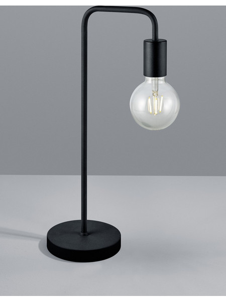 Trio Lighting 508000132 Πορτατίφ Ε27 Μαύρο Π23.5xΥ51cm