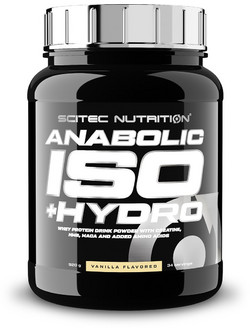 Scitec Nutrition Anabolic ISO +Hydro Vanilla Πρωτεΐνη Ορού Γάλακτος Γράμμωσης Χωρίς Γλουτένη 920gr
