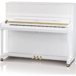 Kawai K-300 Κλασικό Πιάνο Όρθιο με 88 Βαρυκεντρισμένα Πλήκτρα White