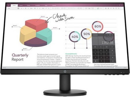 HP P24v G4 IPS Monitor 23.8" 1920x1080 FHD 60Hz 5ms