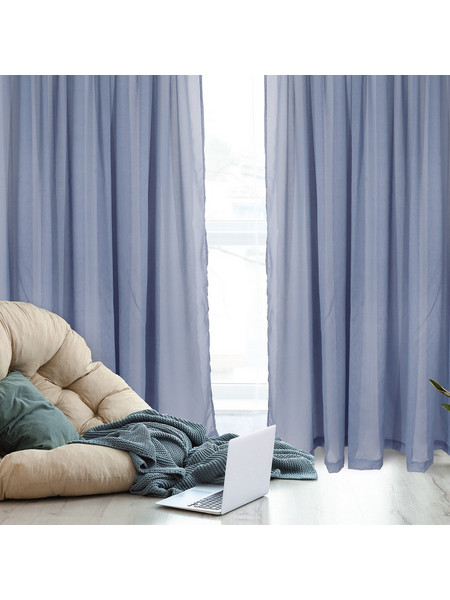 Das Home Κουρτίνα Συσκότισης με Τρέσα 450x270 2199 Σιέλ