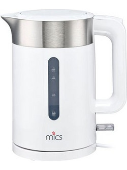 Mics MC17KW22G Ανοξείδωτος Βραστήρας 1.7lt 2200W Λευκός