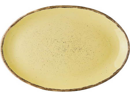Lukanda Πιάτο Ρηχό Πορσελάνης Κρέμ 360 25x25cm 360B-OP-25