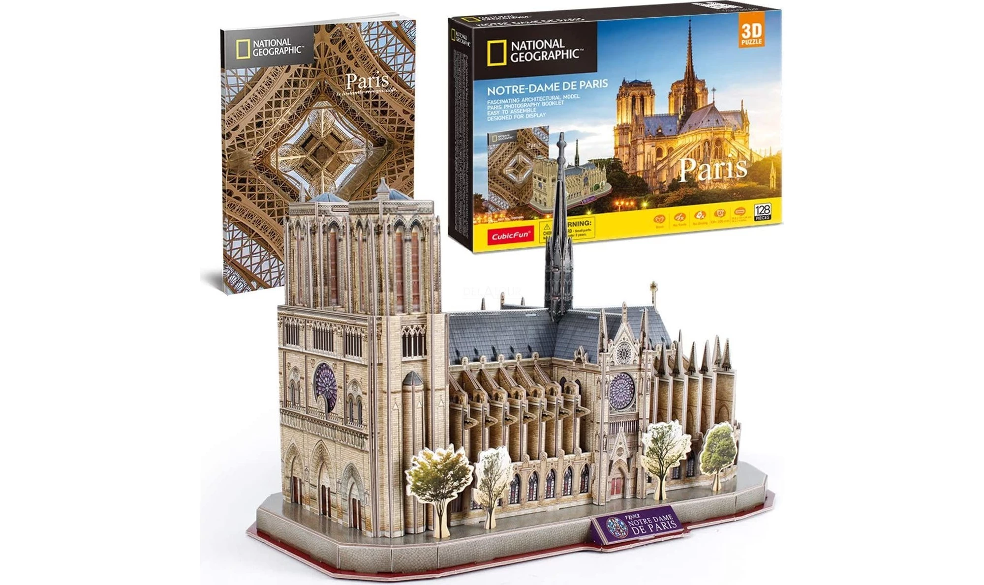 3D Puzzle BIG BEN LONDON NATIONAL GEOGRAPHIC 94 pieces CubicFun