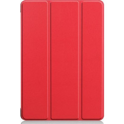 Θήκη Trifold Smart View και πίσω TPU για Galaxy Tab S7 Plus - Κόκκινο