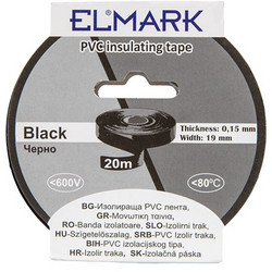 INSULATING TAPE 20mx19mm BLACK - 51021