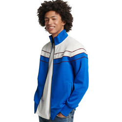 Superdry Vintage Ανδρική Ζακέτα Φούτερ με Κουκούλα και Φερμουάρ Royal Blue M2011850A-EDY