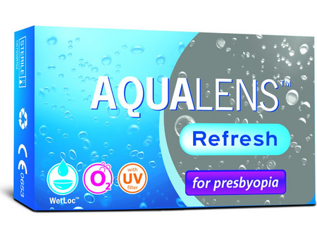 Meyers Aqualens Refresh for Presbyopia Μηνιαίοι Φακοί Επαφής Πολυεστιακοί Σιλικόνης Υδρογέλης με Φίλτρο UV 3τμχ