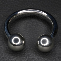 Kinksters Horseshoe C-Ring 5mm Δαχτυλίδι Πέους Μεταλλικό 5mm Ασημί